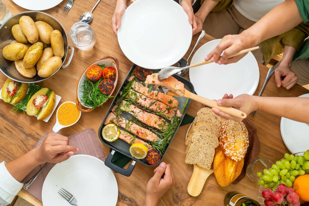 comer fuera de casa verano